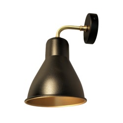 APLIQUE FOCO INDUSTRIAL NEGRO/ORO